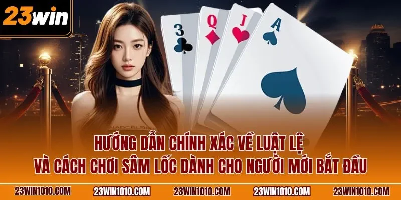 Hướng dẫn chính xác về luật lệ và cách chơi sâm lốc 23WIN dành cho người mới bắt đầu