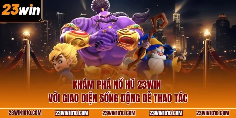 Khám phá nổ hũ 23WIN với giao diện sống động dễ thao tác
