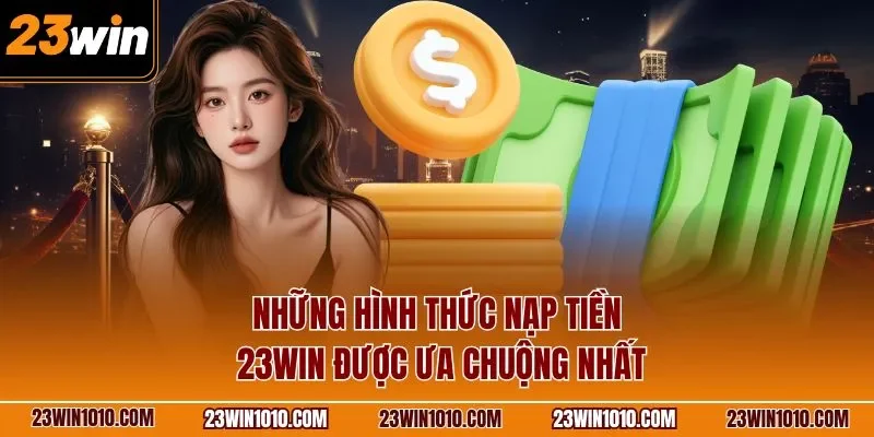 Những hình thức nạp tiền 23WIN được ưa chuộng nhất